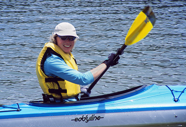 Karen-Kayaking-Cliff-Lake